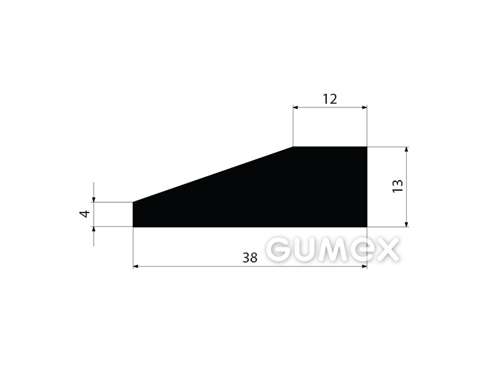 GUMMIPROFILE TRAPEZFORM - EPDM